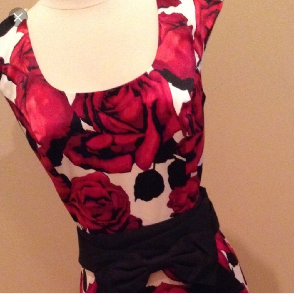 Floral White House Black Market dress